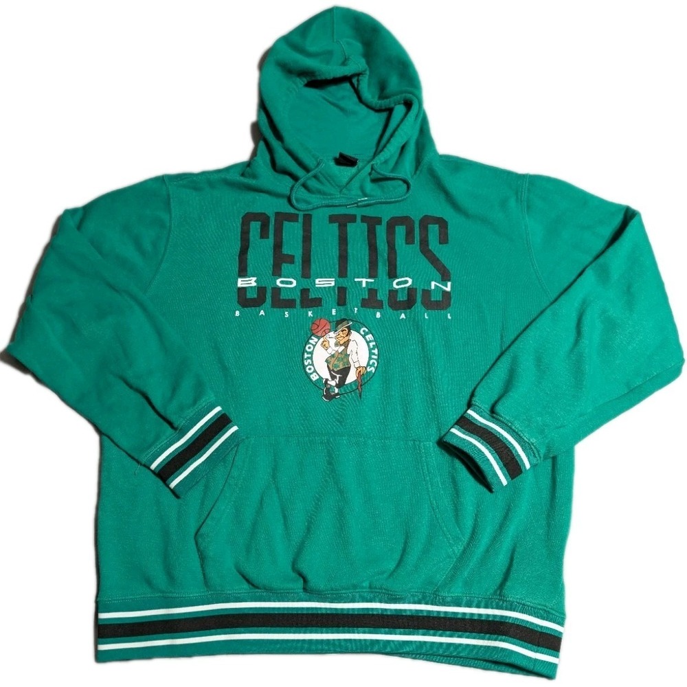 Boston Celtics Hoodie Men's XL Green NBA Basketball Sweatshirt Ultra Game
